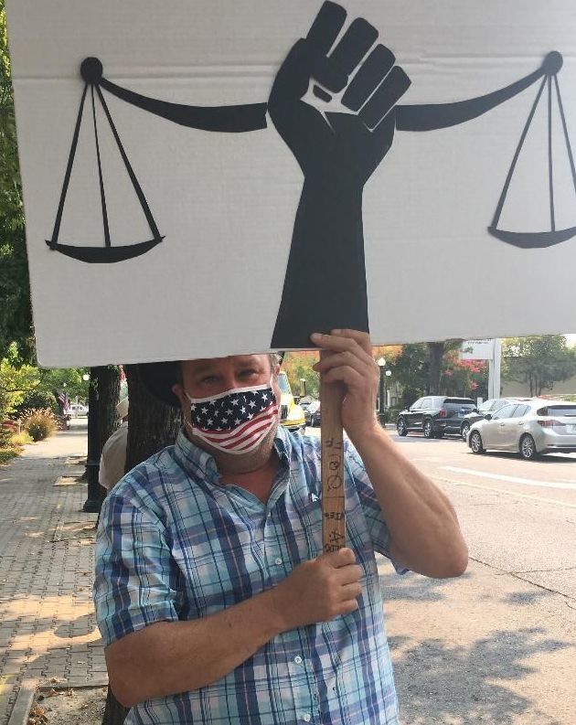 David Garden, Black Lives Matter Monday Vigil